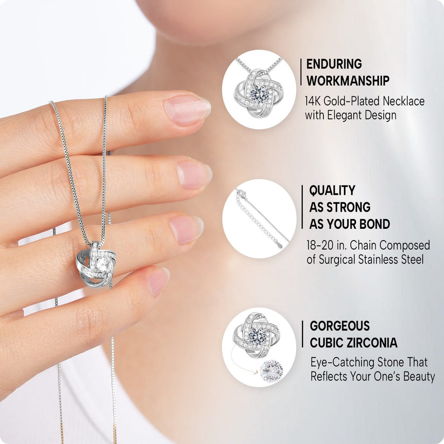 To My Granddaughter Necklace With Message Card - Achieve Anything You Desire