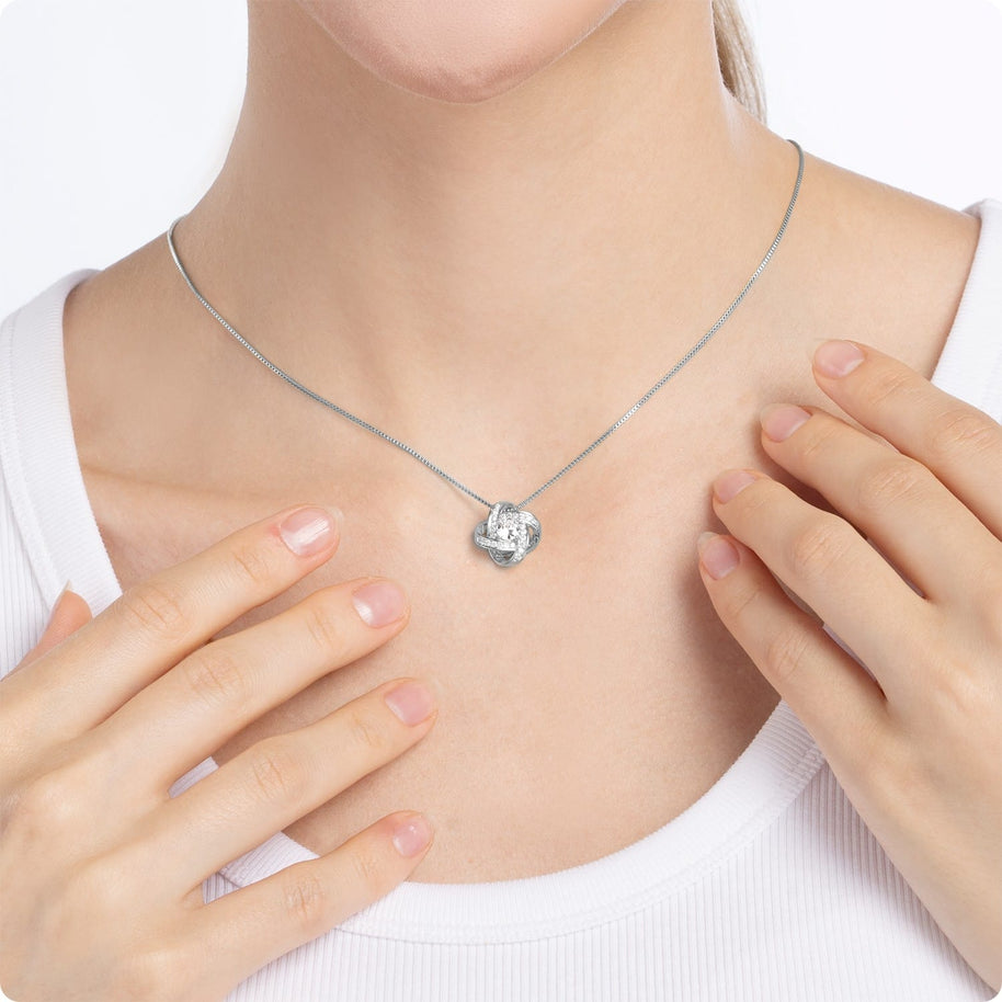 To My Bonus Daughter Necklace With Message Card - Family Isn't Always Blood