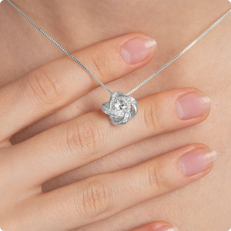To My Granddaughter Necklace With Message Card - Achieve Anything You Desire
