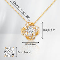 To My Granddaughter Necklace With Message Card - Achieve Anything You Desire