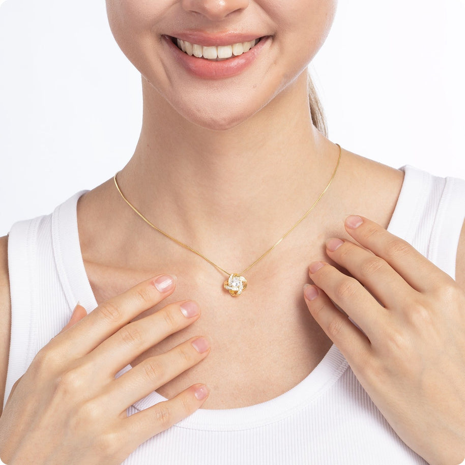To My Granddaughter Necklace With Message Card - Achieve Anything You Desire