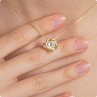 To My Granddaughter Necklace With Message Card - Achieve Anything You Desire