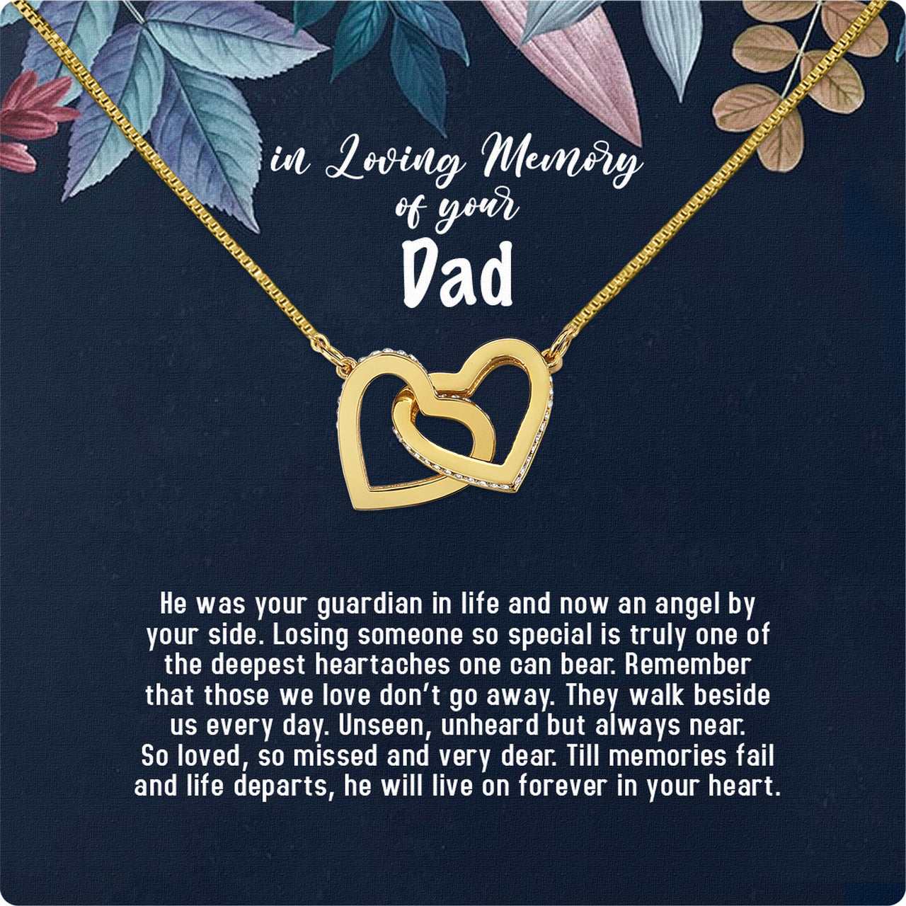 Necklace Gift For Memory Dad