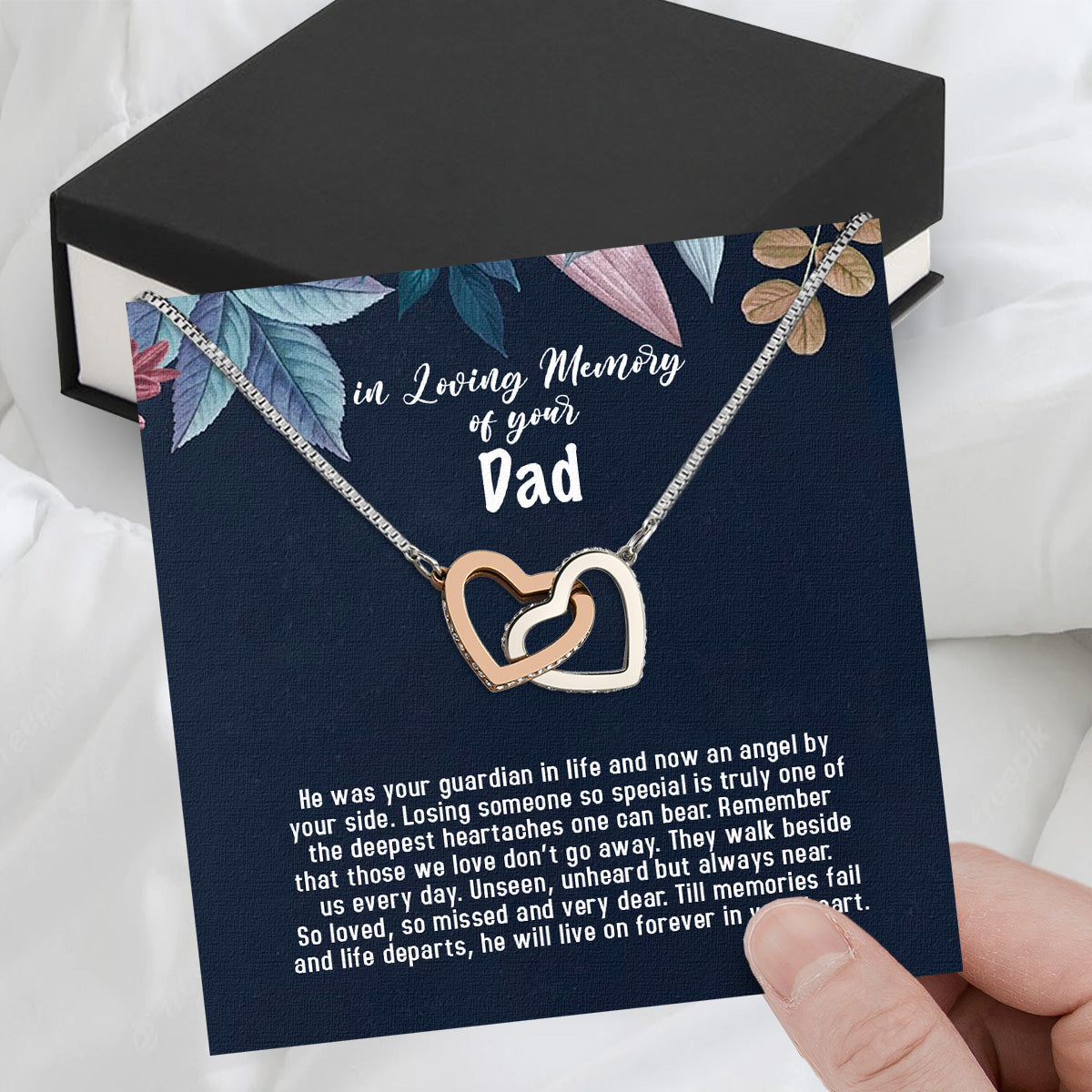 Necklace Gift For Memory Dad