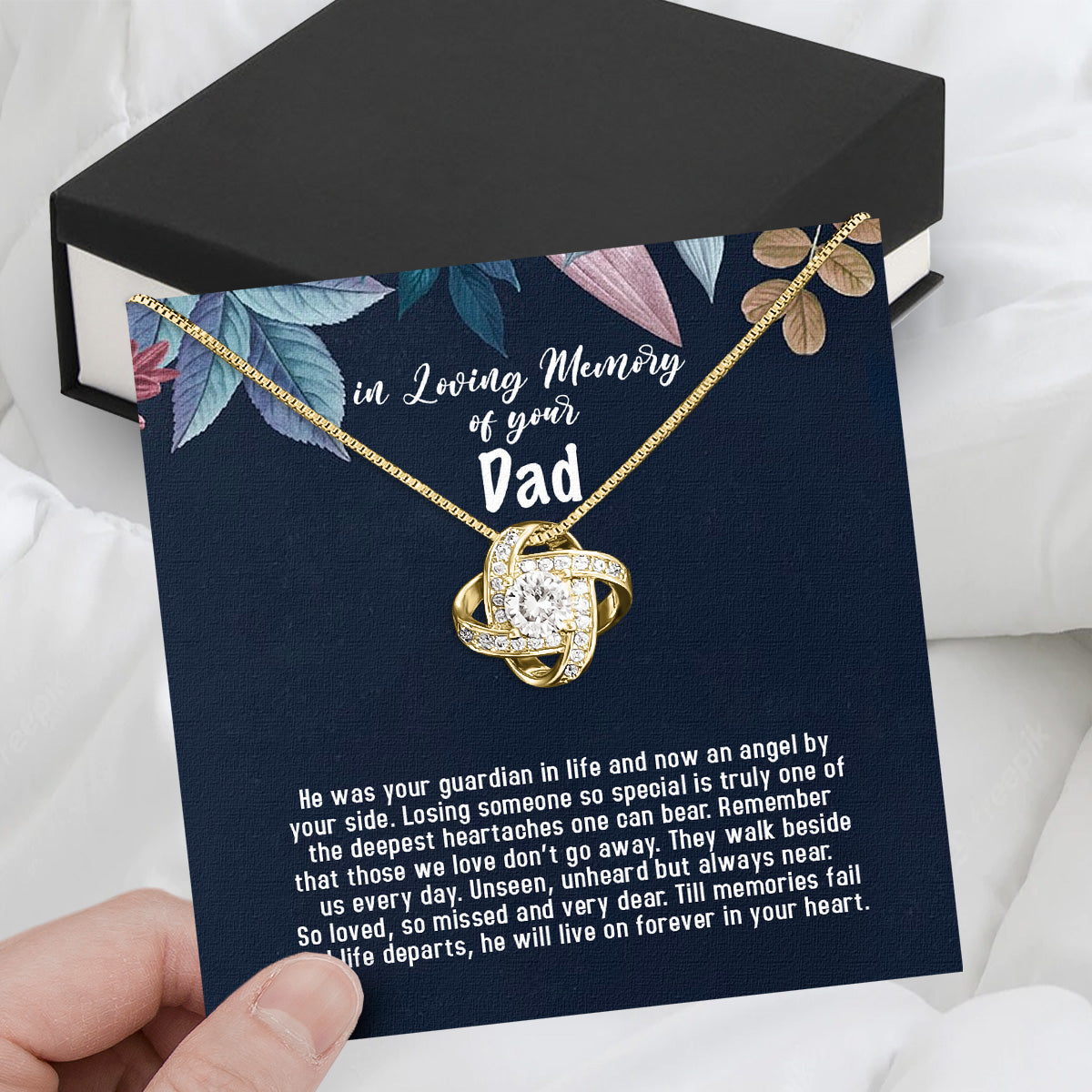 Necklace Gift For Memory Dad