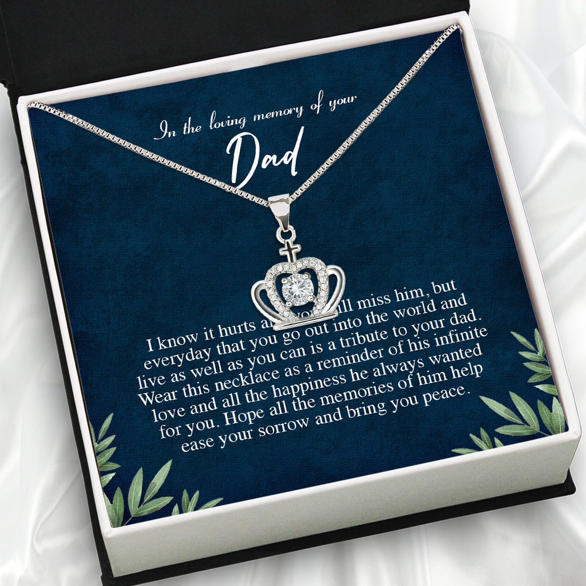 Memory Dad Necklace Gift