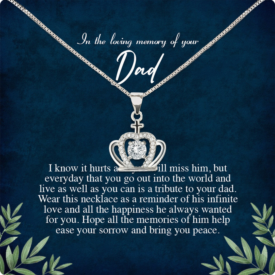 Memory Dad Necklace Gift