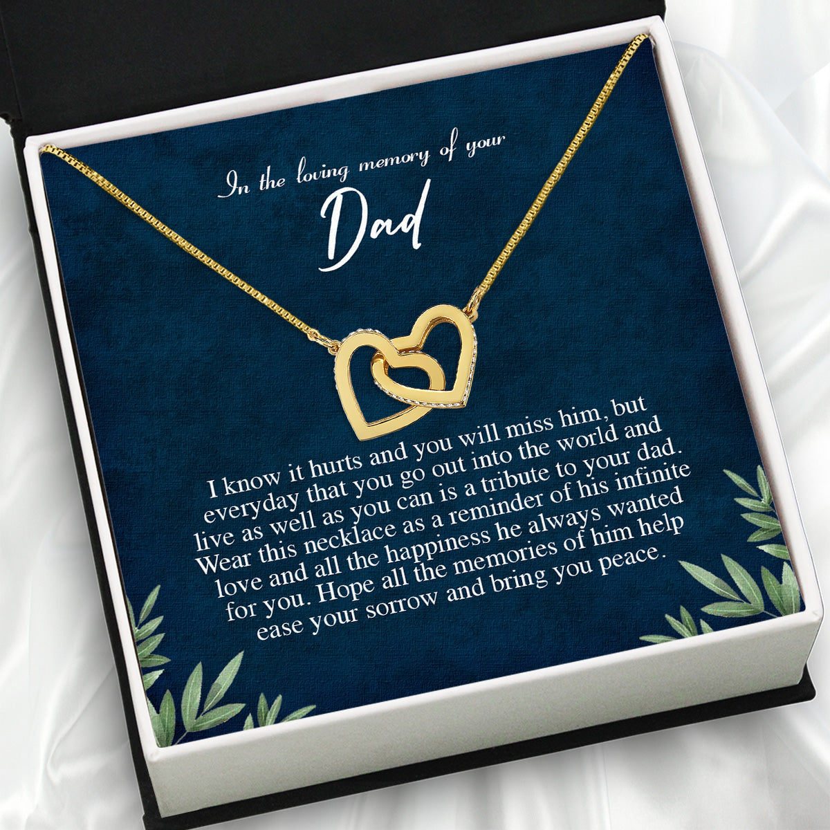 Memory Dad Necklace Gift