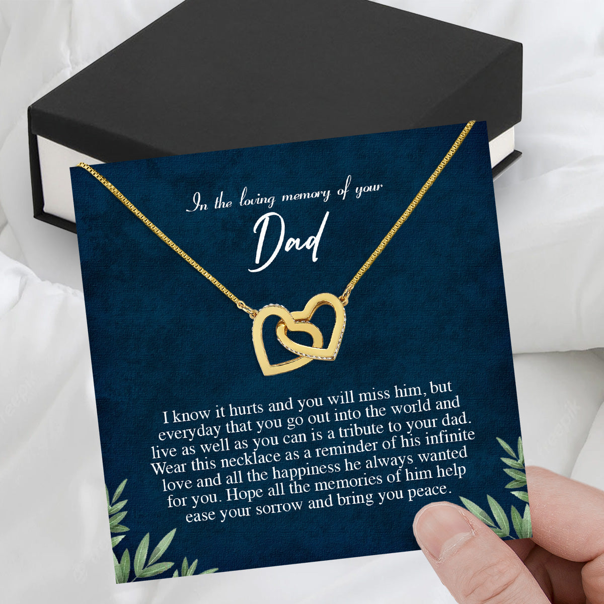 Memory Dad Necklace Gift