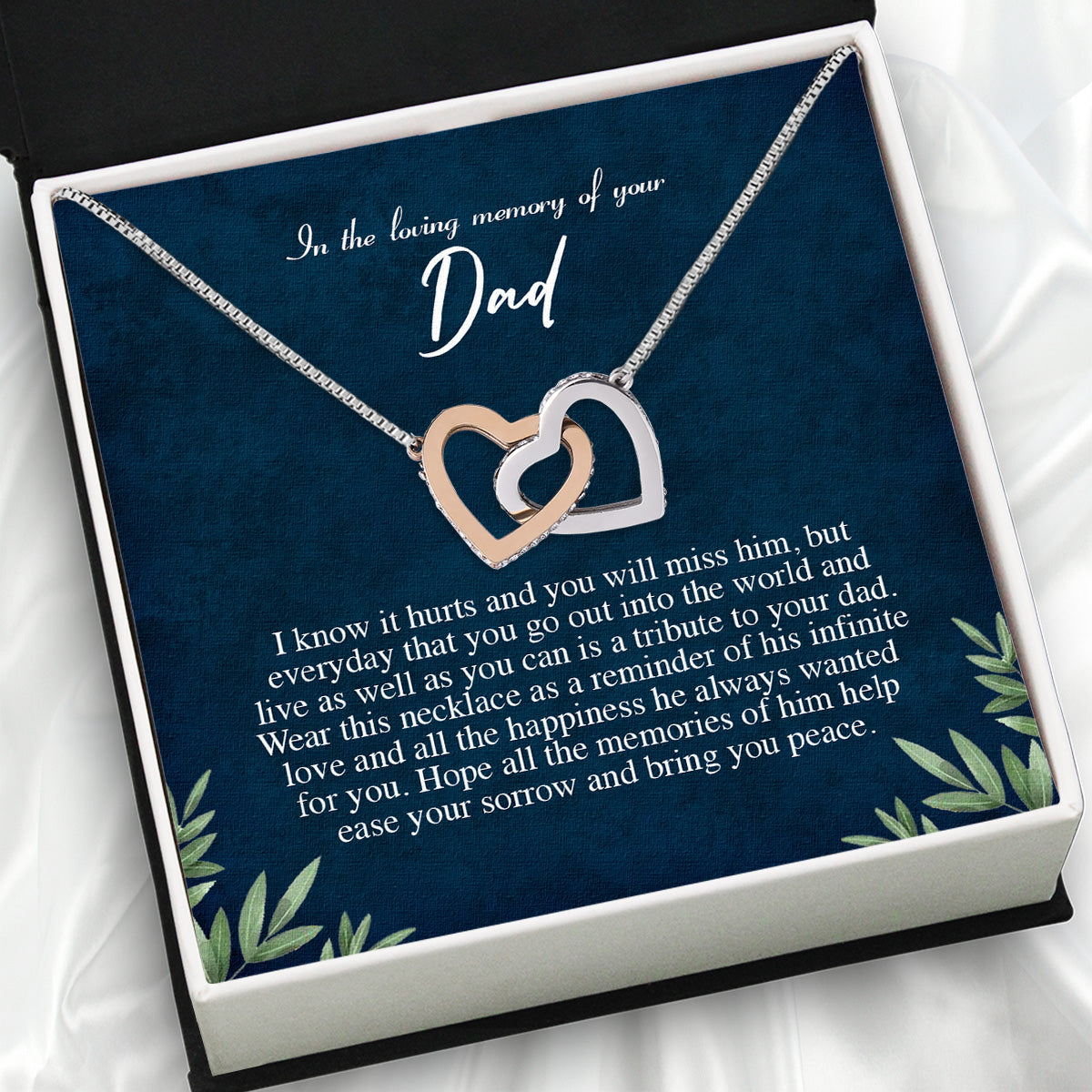 Memory Dad Necklace Gift