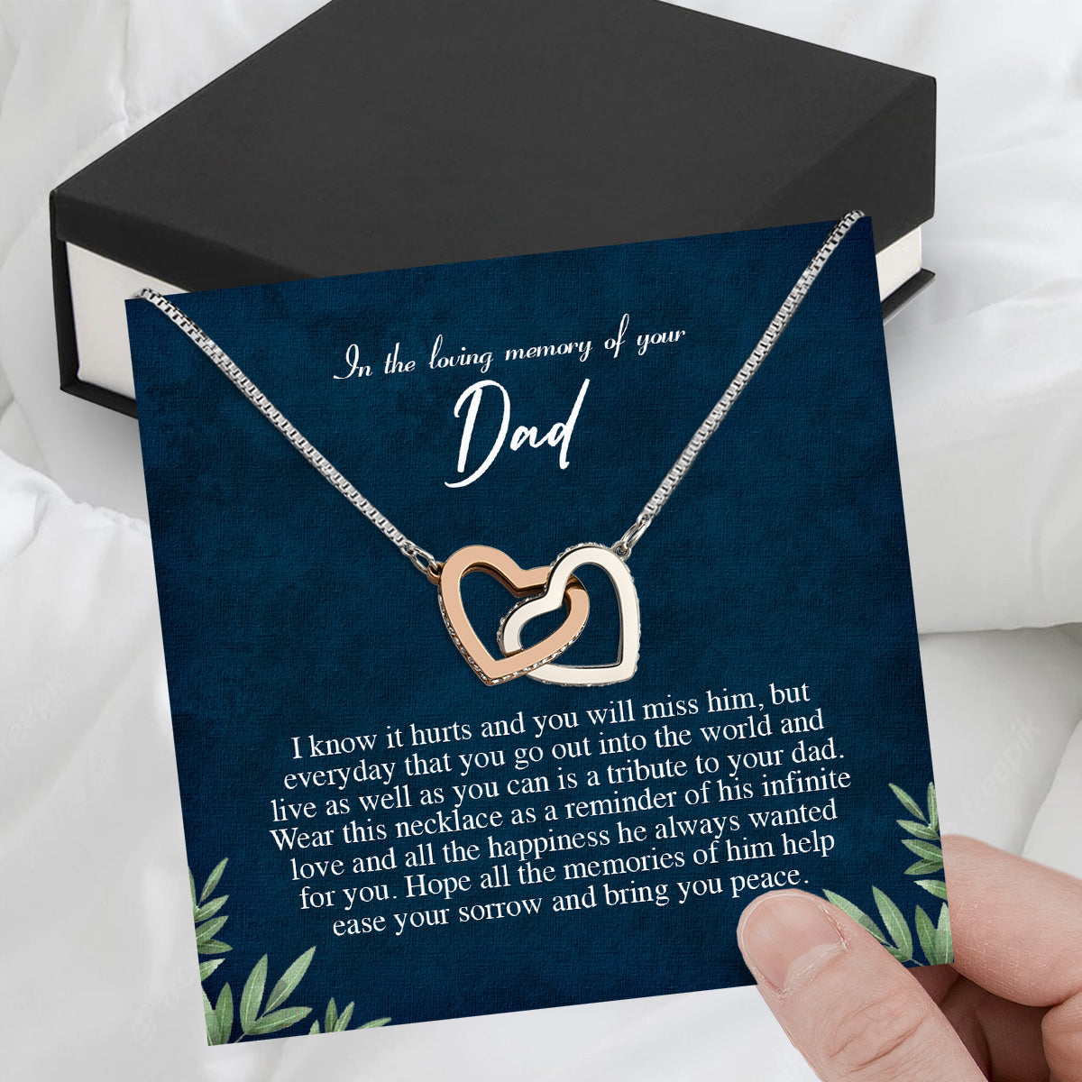 Memory Dad Necklace Gift