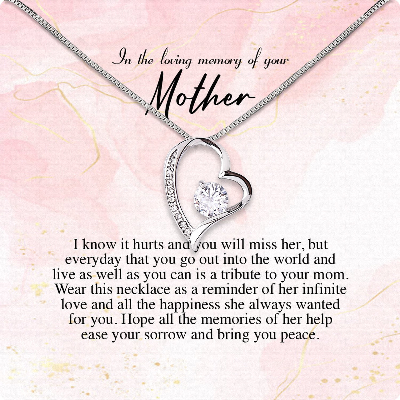 Necklace Gift For Memory Mom