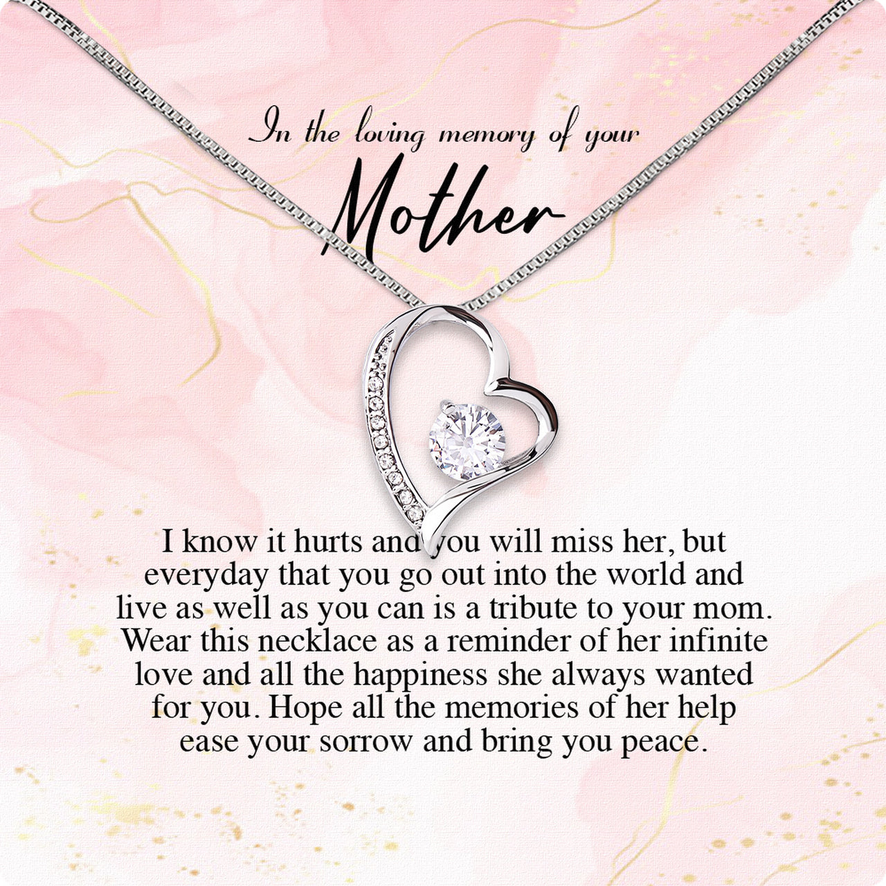 Necklace Gift For Memory Mom