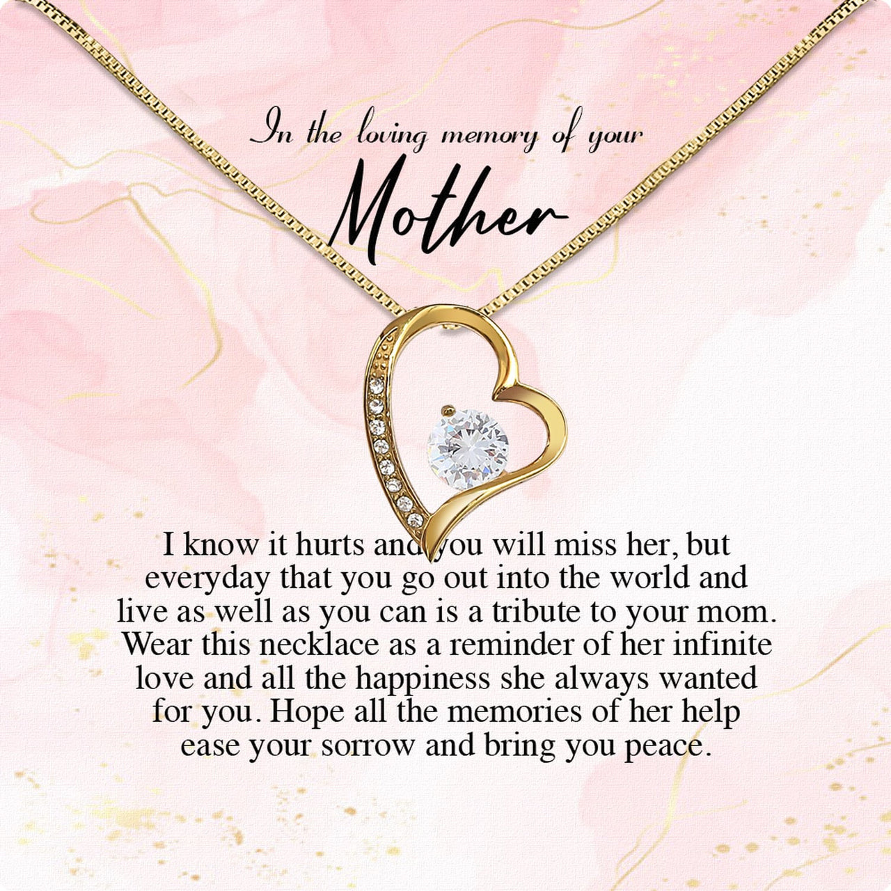 Necklace Gift For Memory Mom