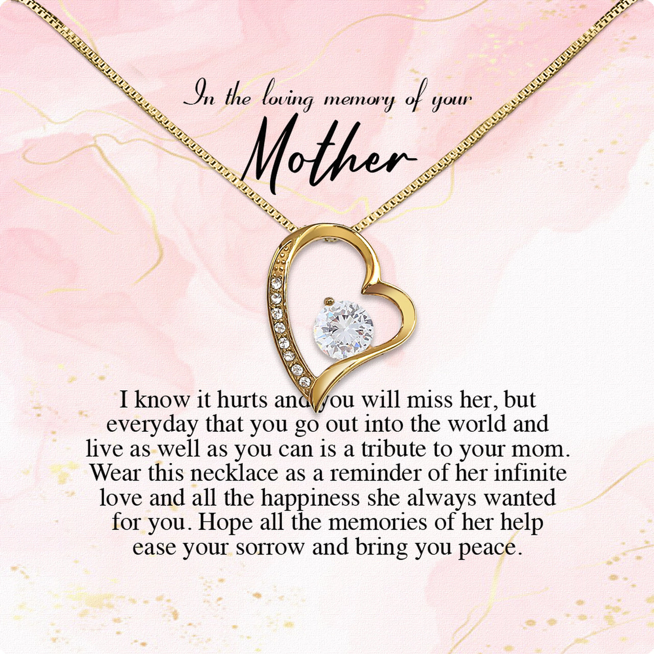 Necklace Gift For Memory Mom