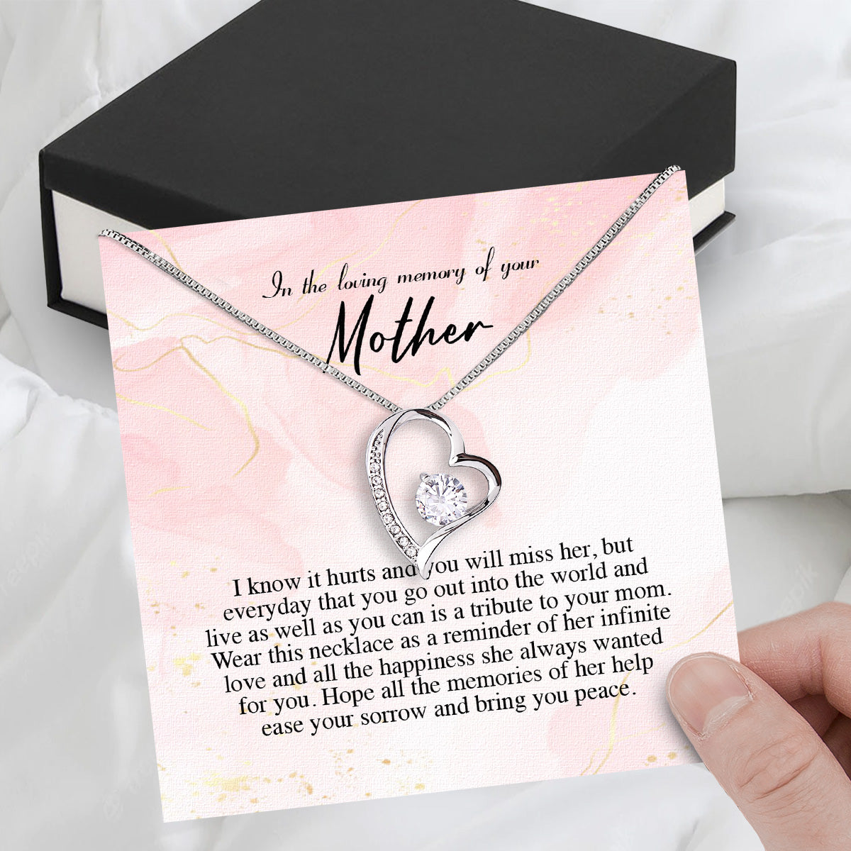 Necklace Gift For Memory Mom