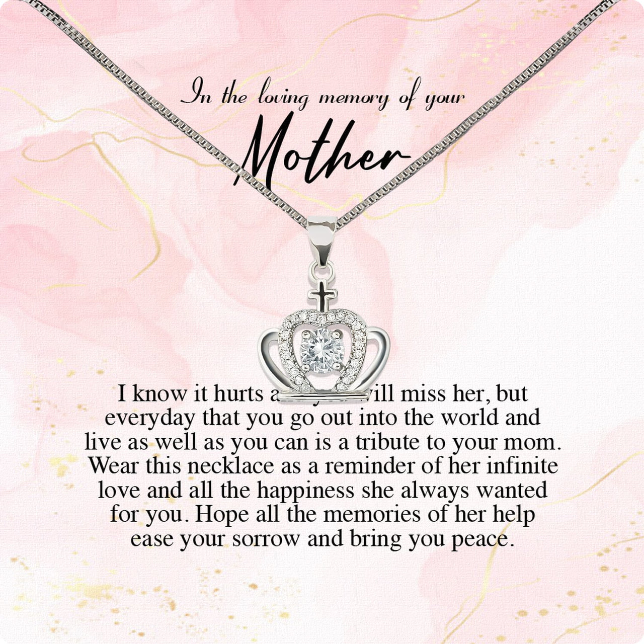 Necklace Gift For Memory Mom