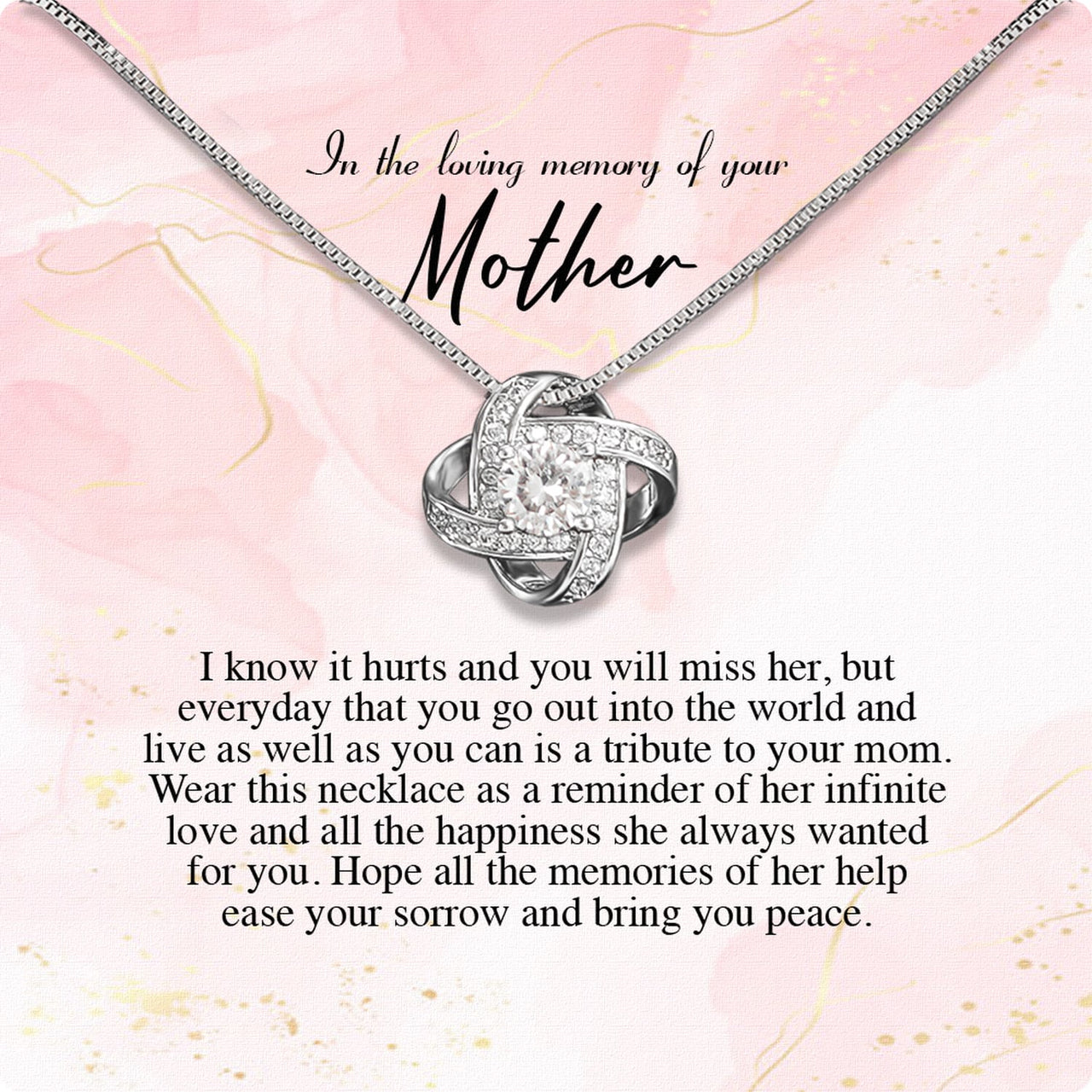 Necklace Gift For Memory Mom