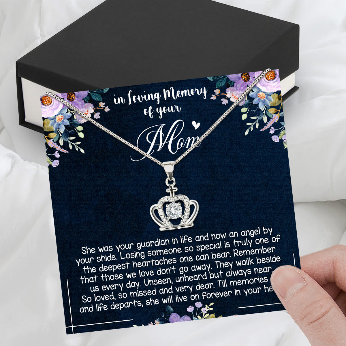 Necklace Gift For Memory Mom