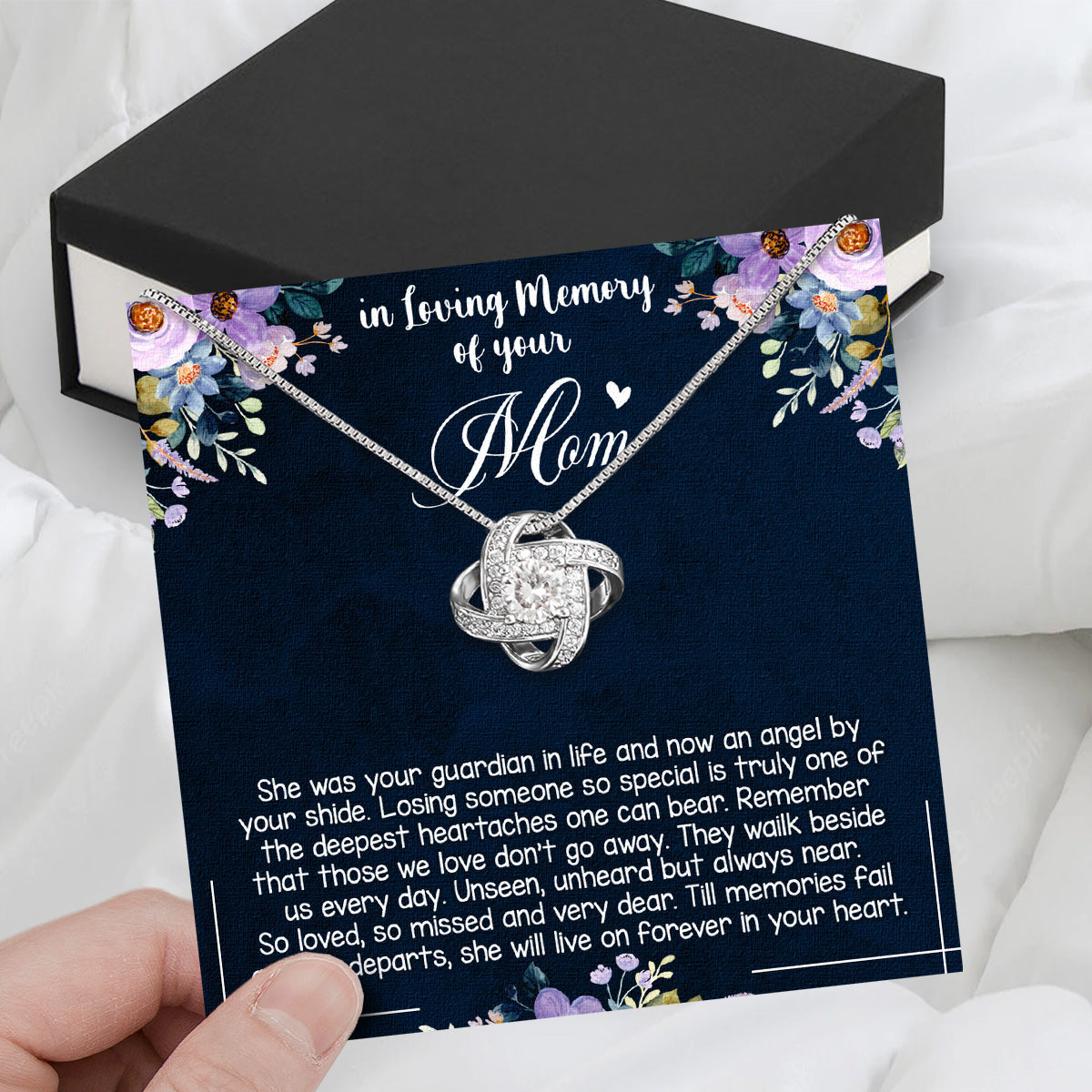 Necklace Gift For Memory Mom