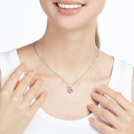 Sparkling Moissanite Pendant Necklace for Wife – A Gift of Timeless Love - Forever and Always