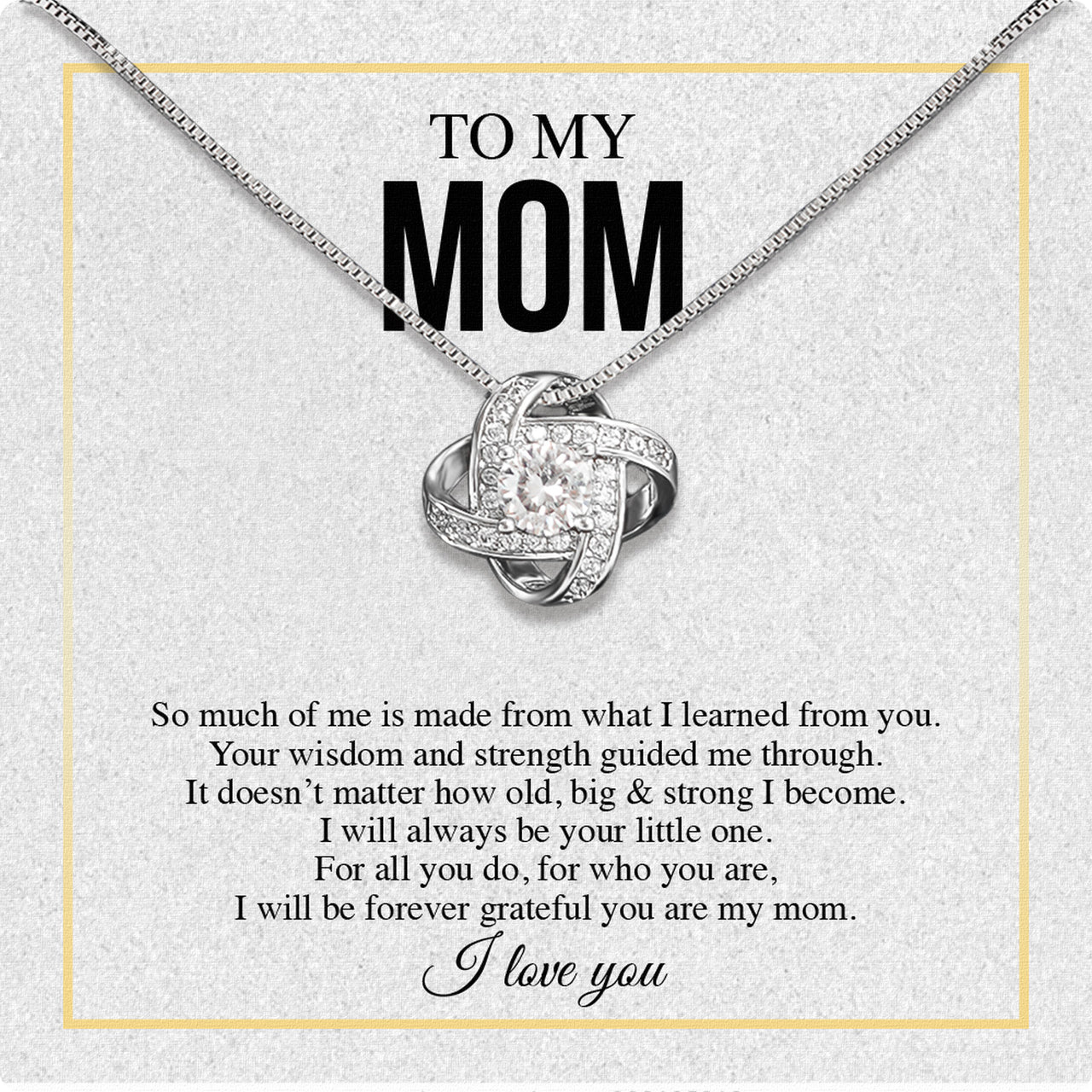 Radiant Mom Necklace: A Heartfelt Token of Love and Gratitude