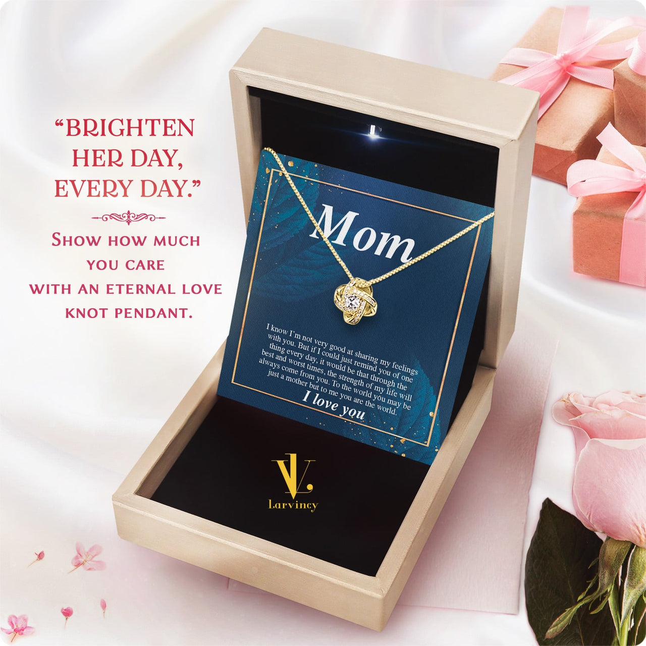 Radiant Mom Necklace: A Heartfelt Token of Love and Gratitude