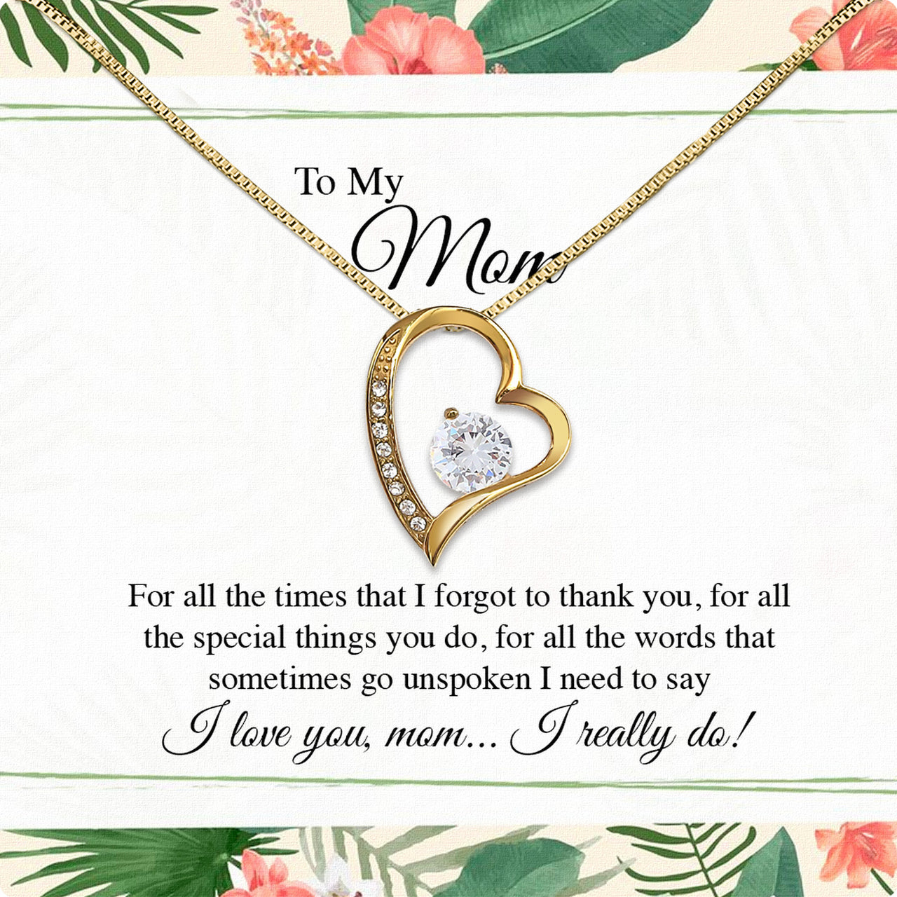 Radiant Mom Necklace: A Heartfelt Token of Love and Gratitude