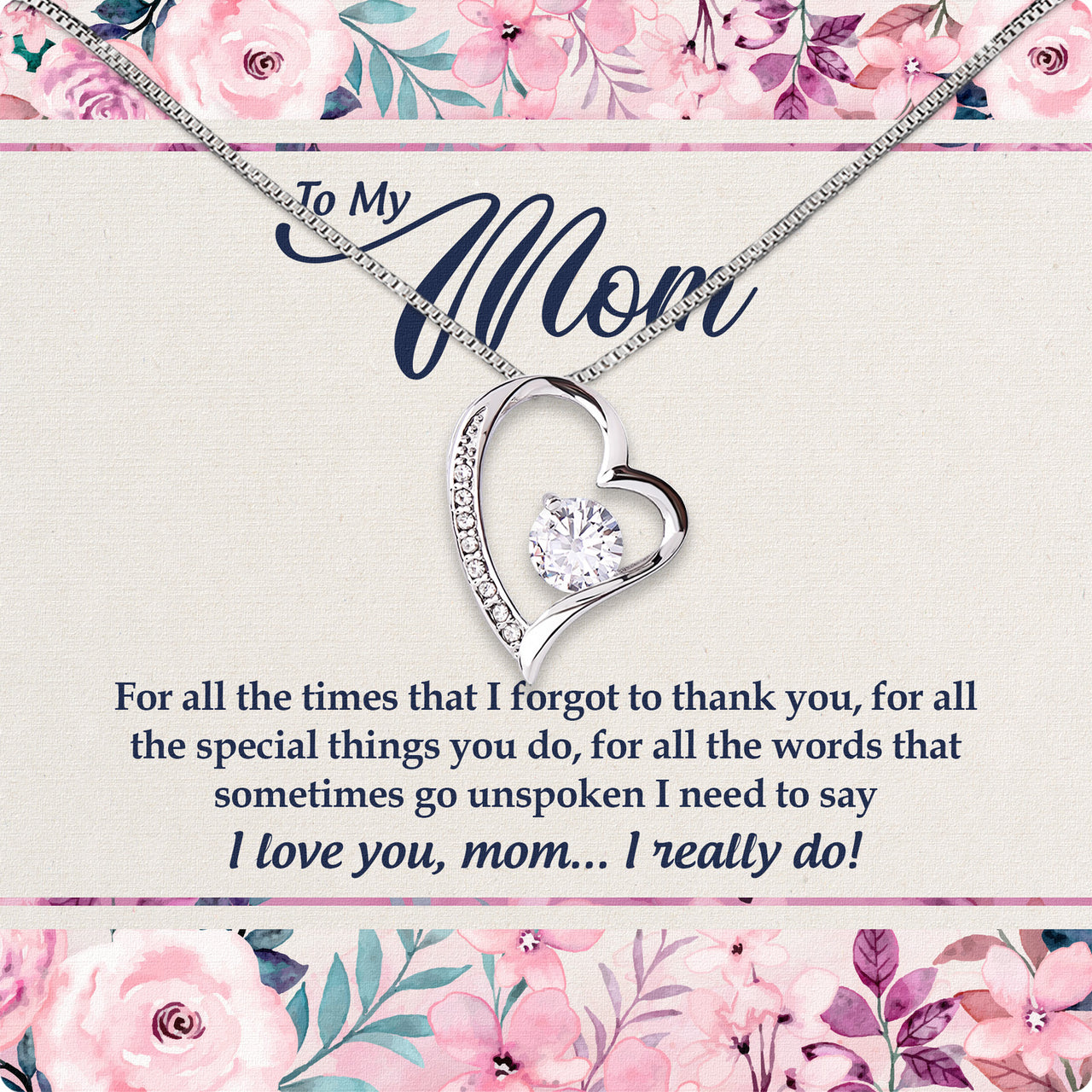 Radiant Mom Necklace: A Heartfelt Token of Love and Gratitude