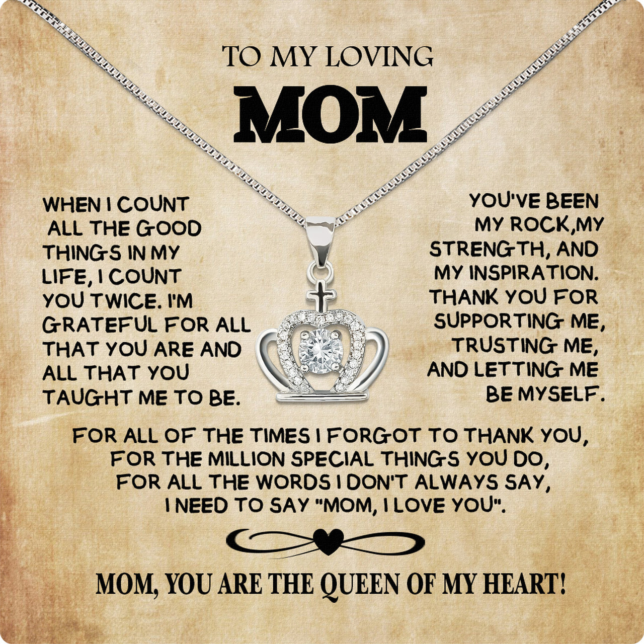 Radiant Mom Necklace: A Heartfelt Token of Love and Gratitude