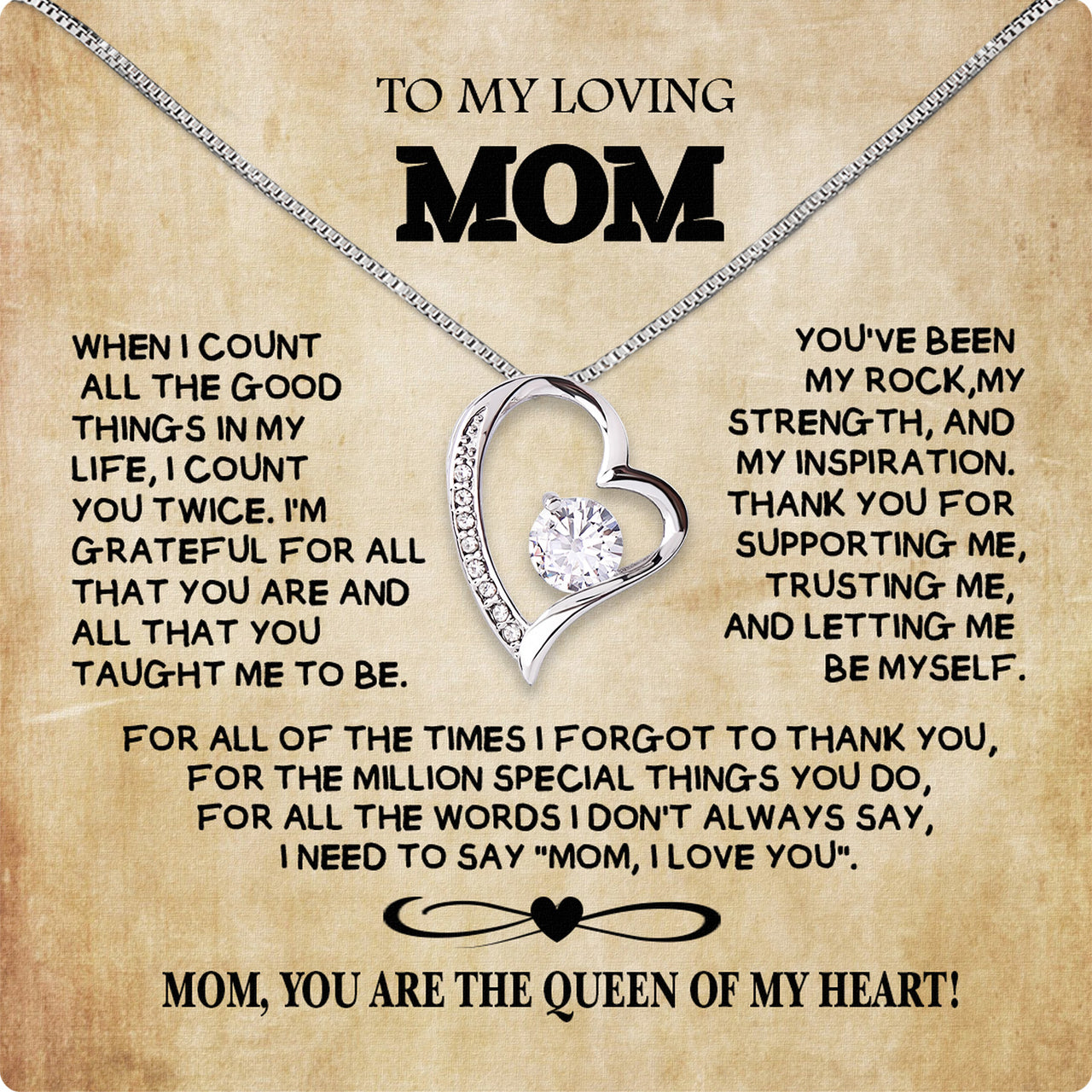 Radiant Mom Necklace: A Heartfelt Token of Love and Gratitude