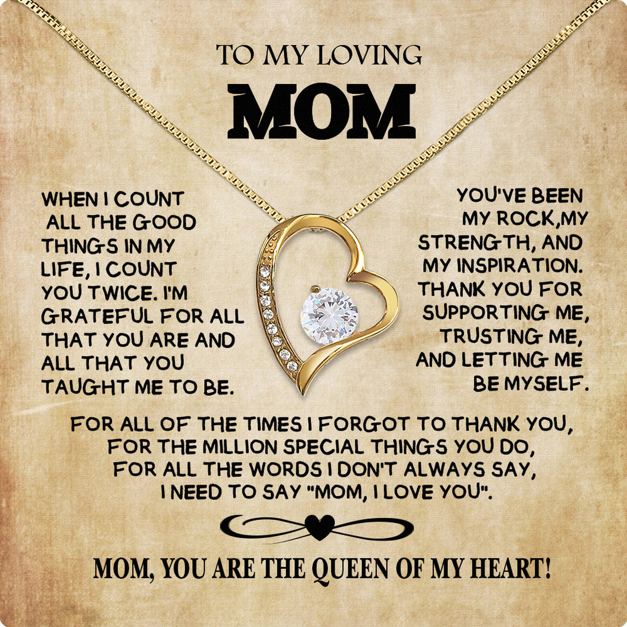 Radiant Mom Necklace: A Heartfelt Token of Love and Gratitude