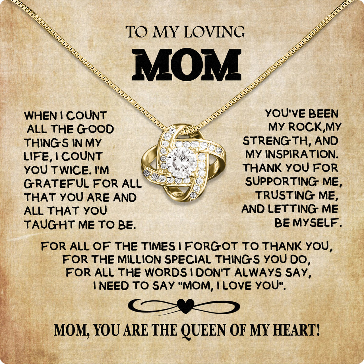 Radiant Mom Necklace: A Heartfelt Token of Love and Gratitude