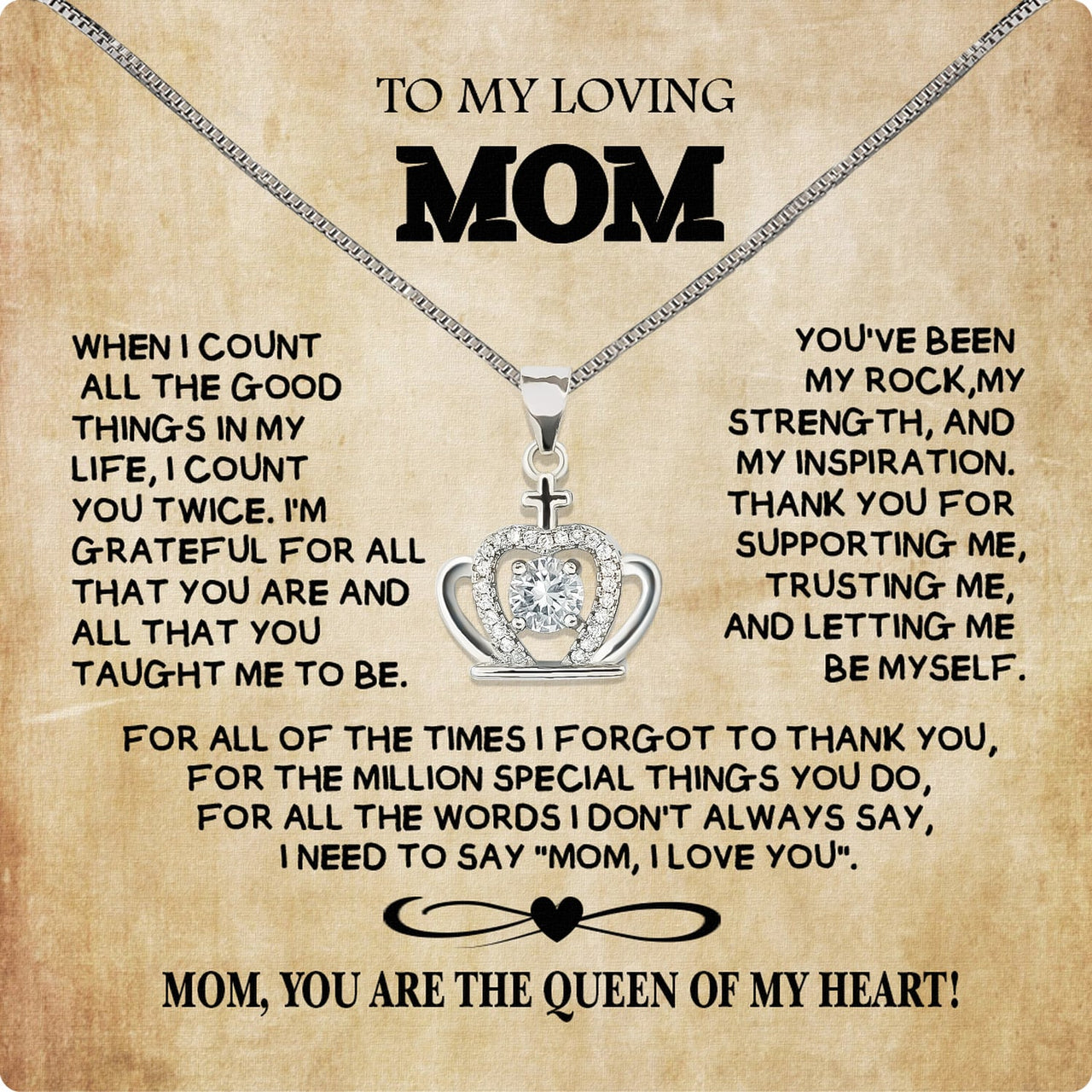 Radiant Mom Necklace: A Heartfelt Token of Love and Gratitude