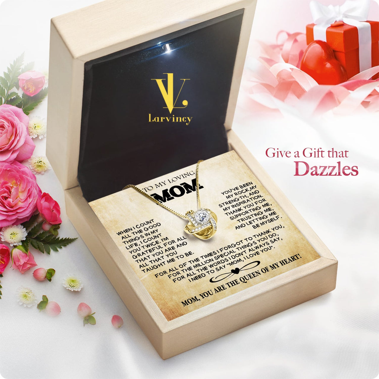 Radiant Mom Necklace: A Heartfelt Token of Love and Gratitude