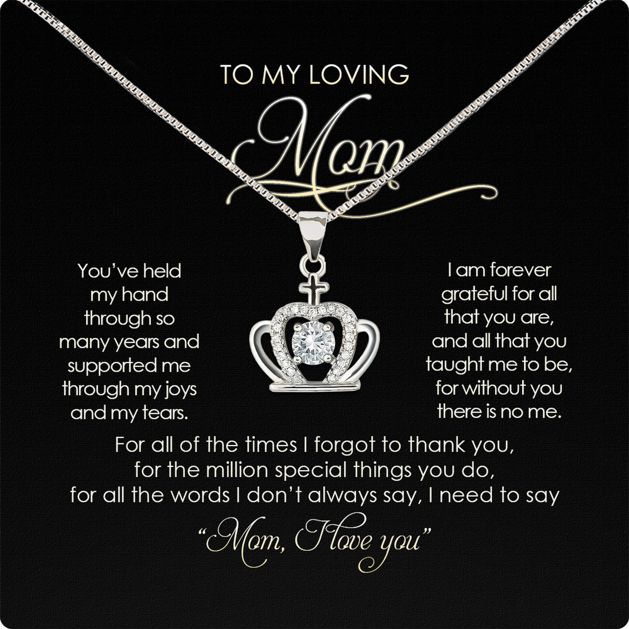 Radiant Mom Necklace: A Heartfelt Token of Love and Gratitude