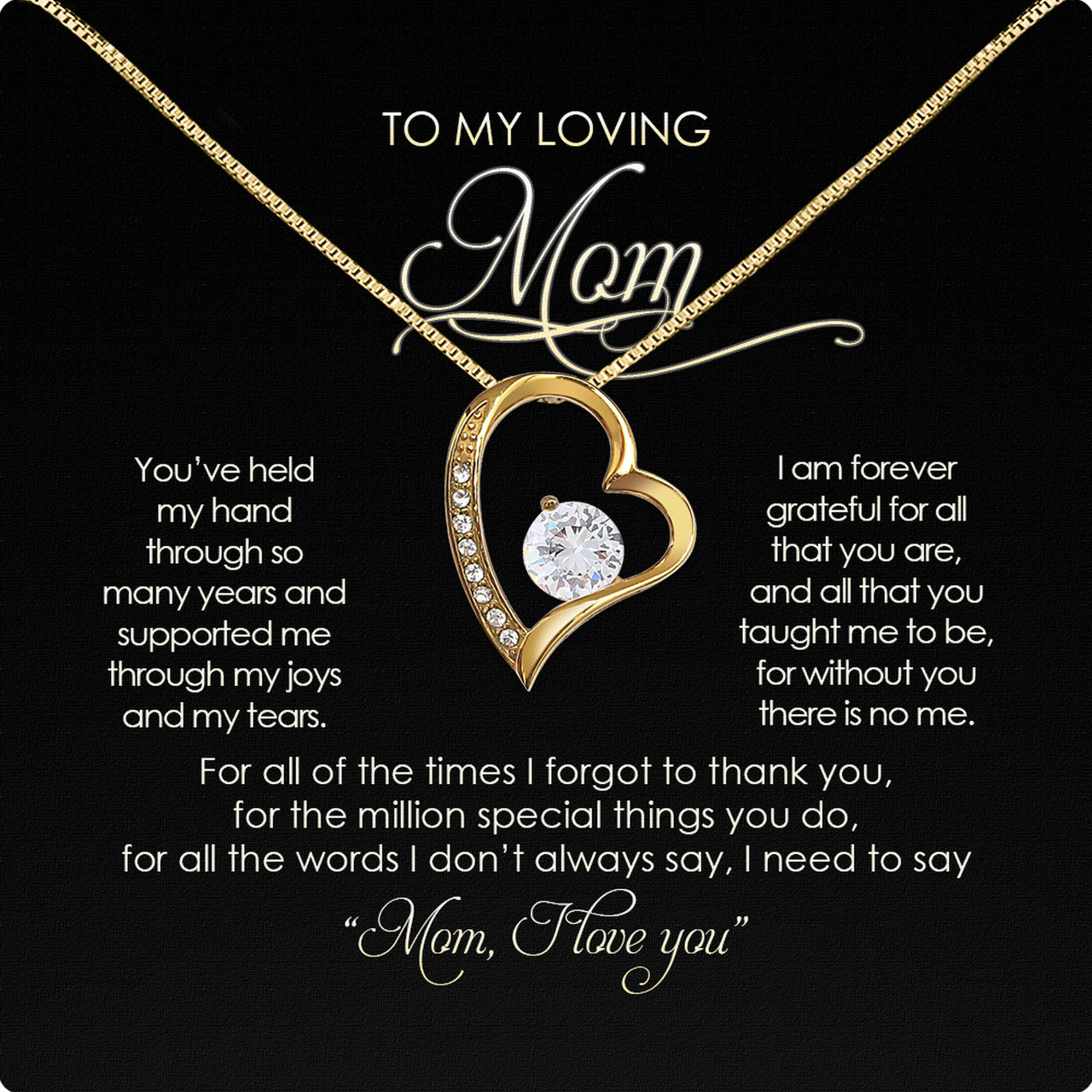 Radiant Mom Necklace: A Heartfelt Token of Love and Gratitude