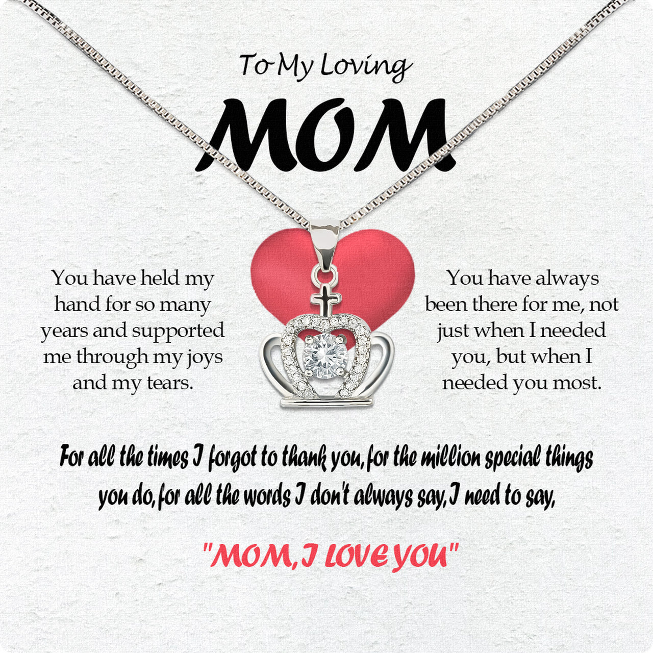 Radiant Mom Necklace: A Heartfelt Token of Love and Gratitude