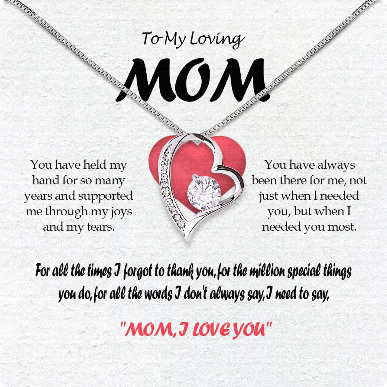 Radiant Mom Necklace: A Heartfelt Token of Love and Gratitude