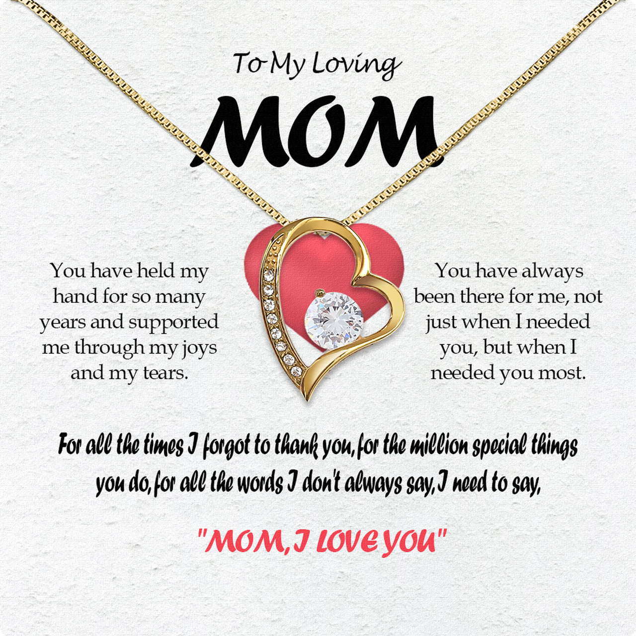 Radiant Mom Necklace: A Heartfelt Token of Love and Gratitude