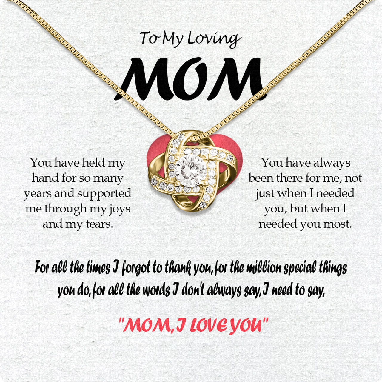 Radiant Mom Necklace: A Heartfelt Token of Love and Gratitude