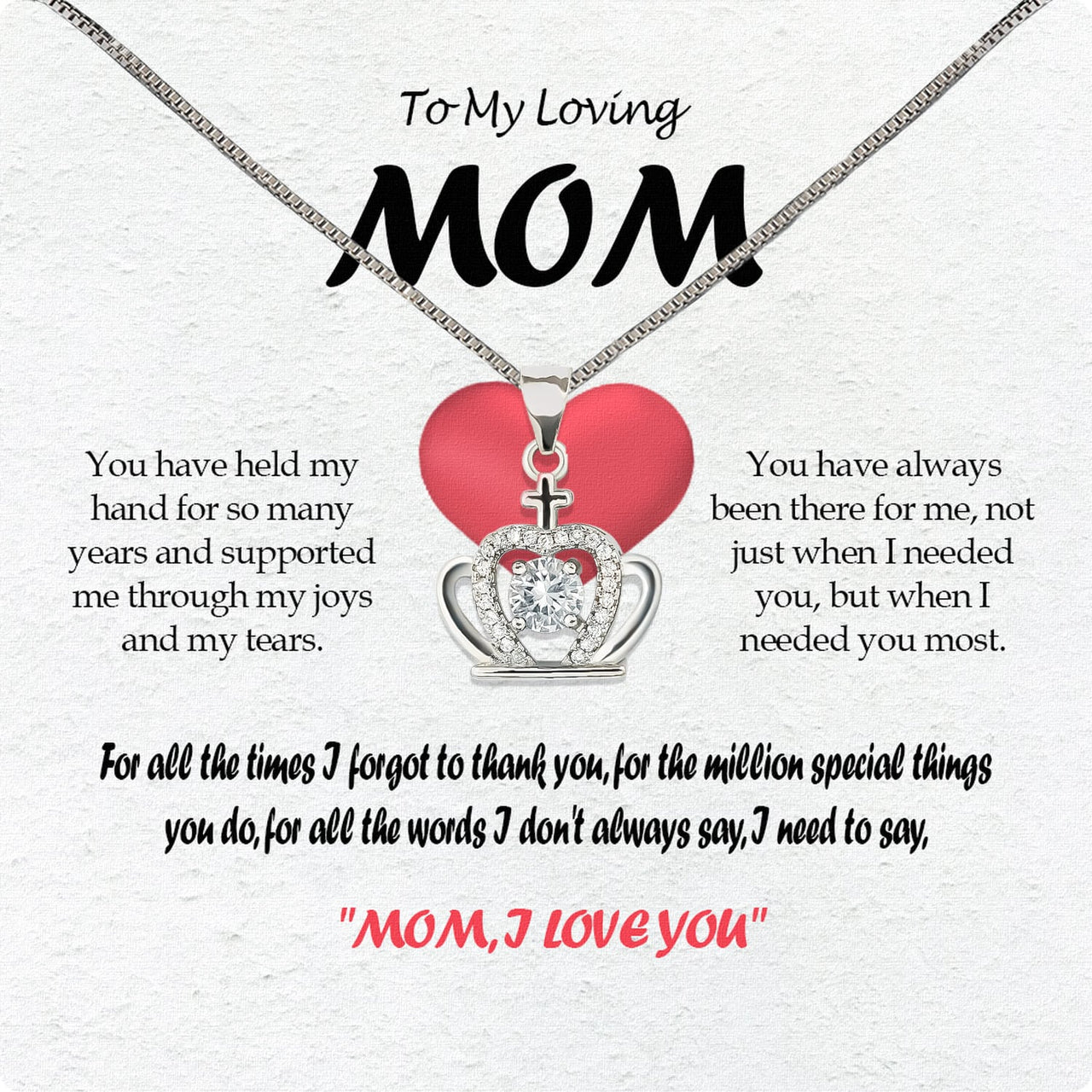 Radiant Mom Necklace: A Heartfelt Token of Love and Gratitude