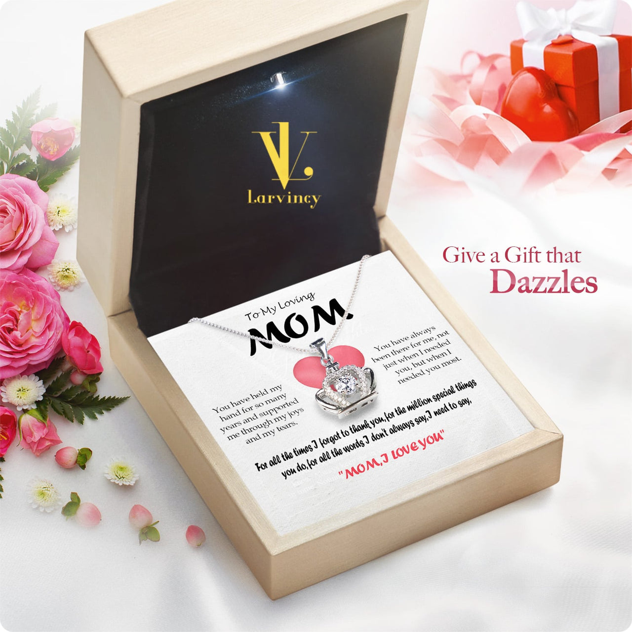 Radiant Mom Necklace: A Heartfelt Token of Love and Gratitude