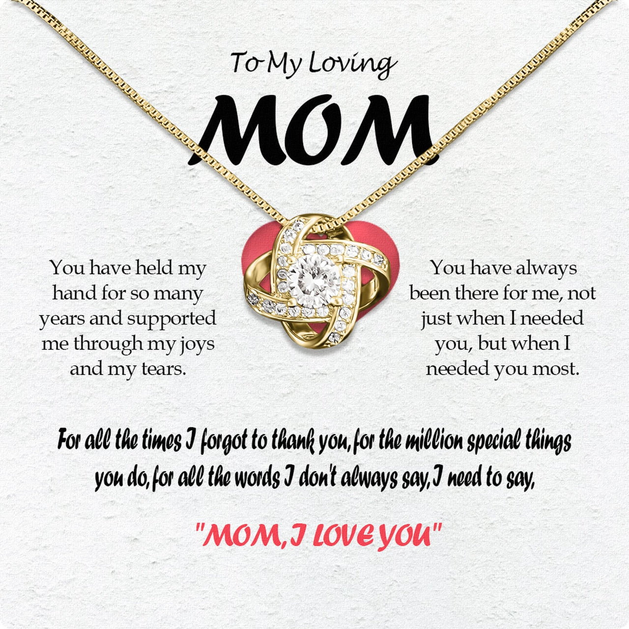 Radiant Mom Necklace: A Heartfelt Token of Love and Gratitude