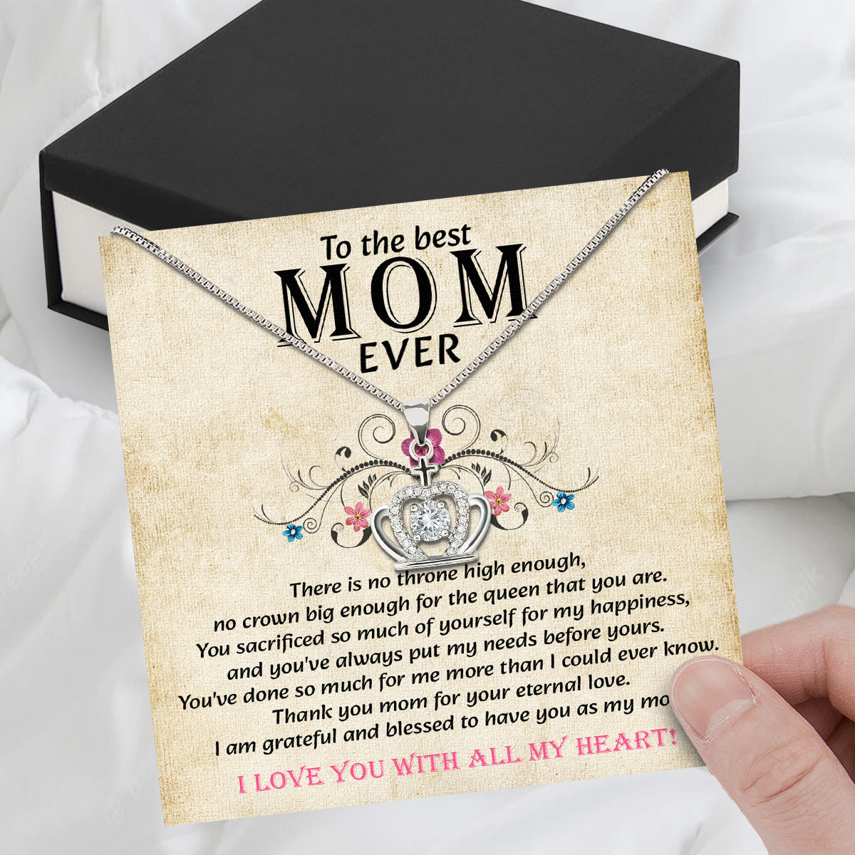 Radiant Mom Necklace: A Heartfelt Token of Love and Gratitude