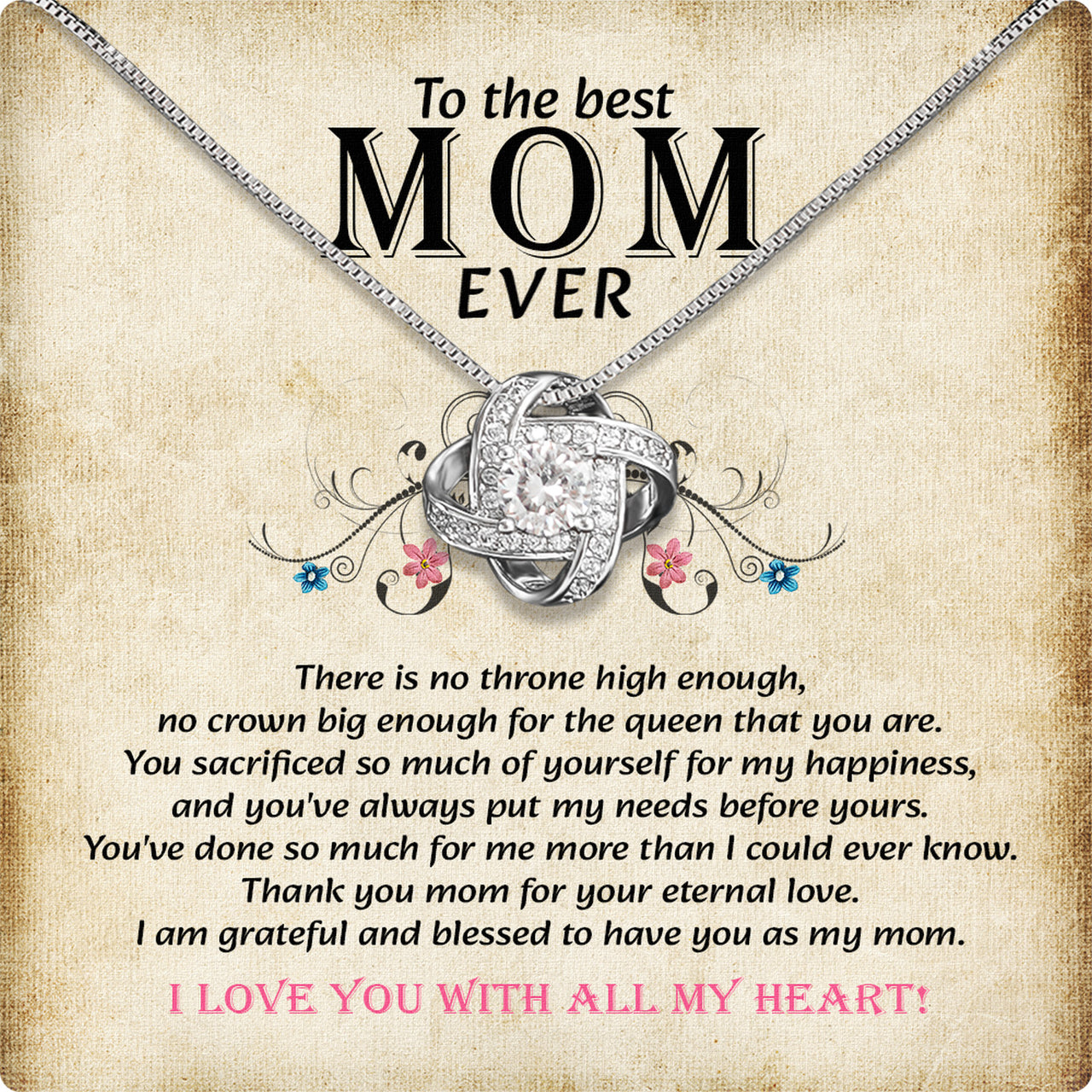 Radiant Mom Necklace: A Heartfelt Token of Love and Gratitude