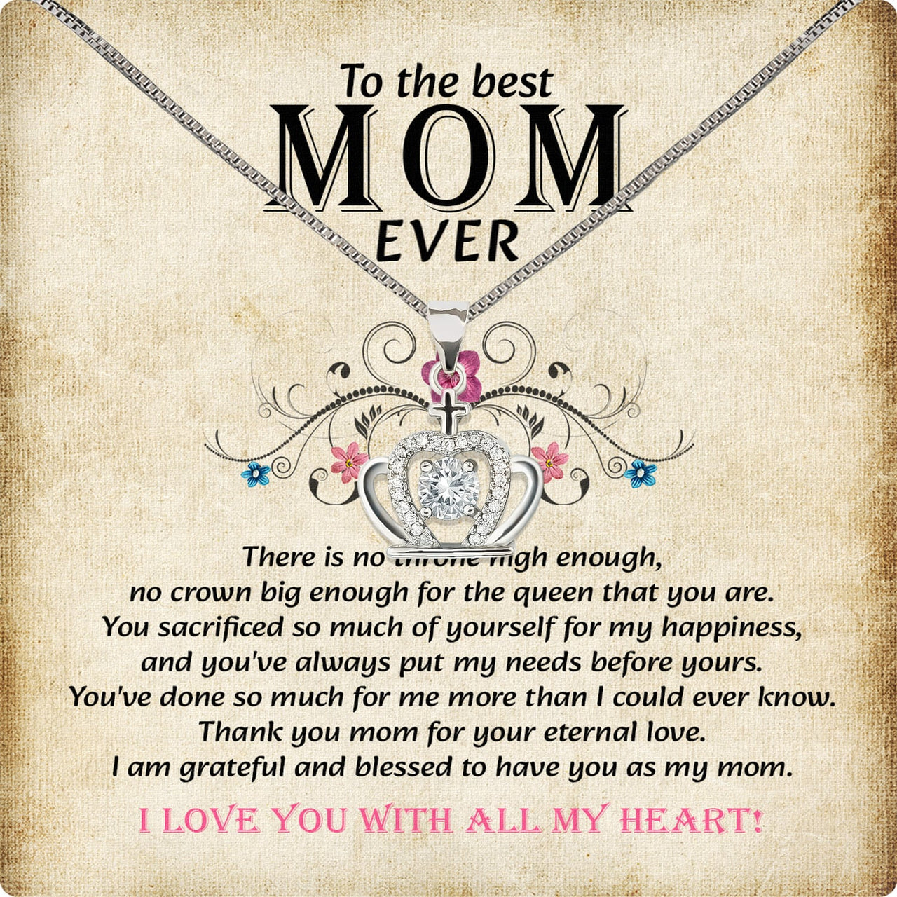 Radiant Mom Necklace: A Heartfelt Token of Love and Gratitude