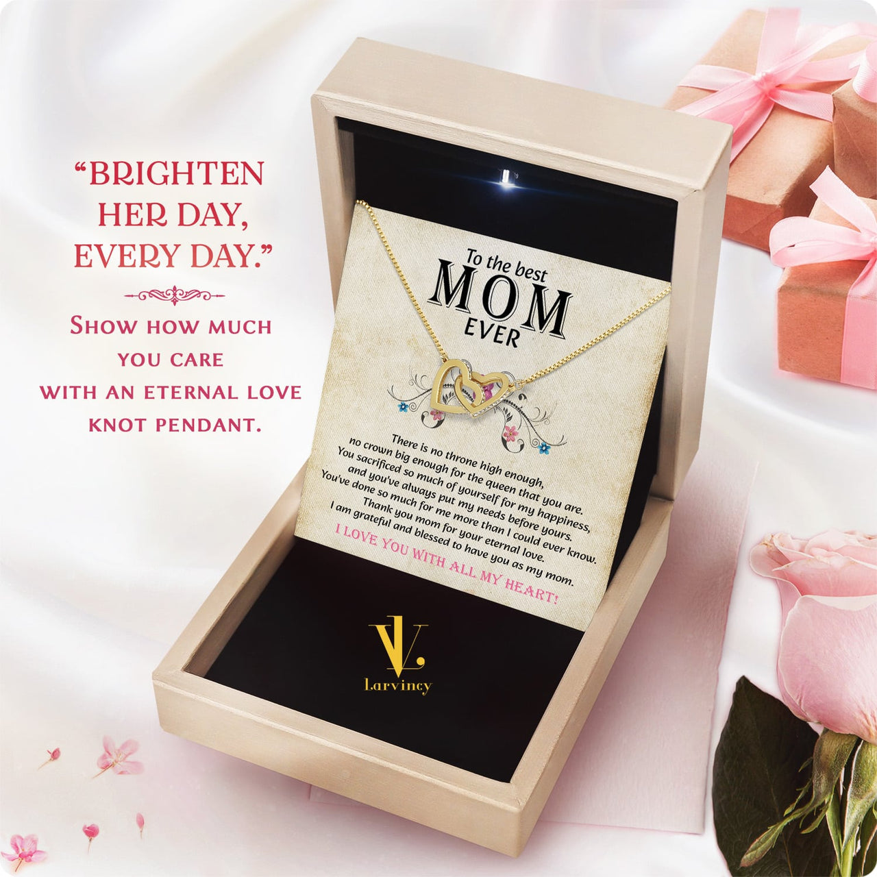 Radiant Mom Necklace: A Heartfelt Token of Love and Gratitude