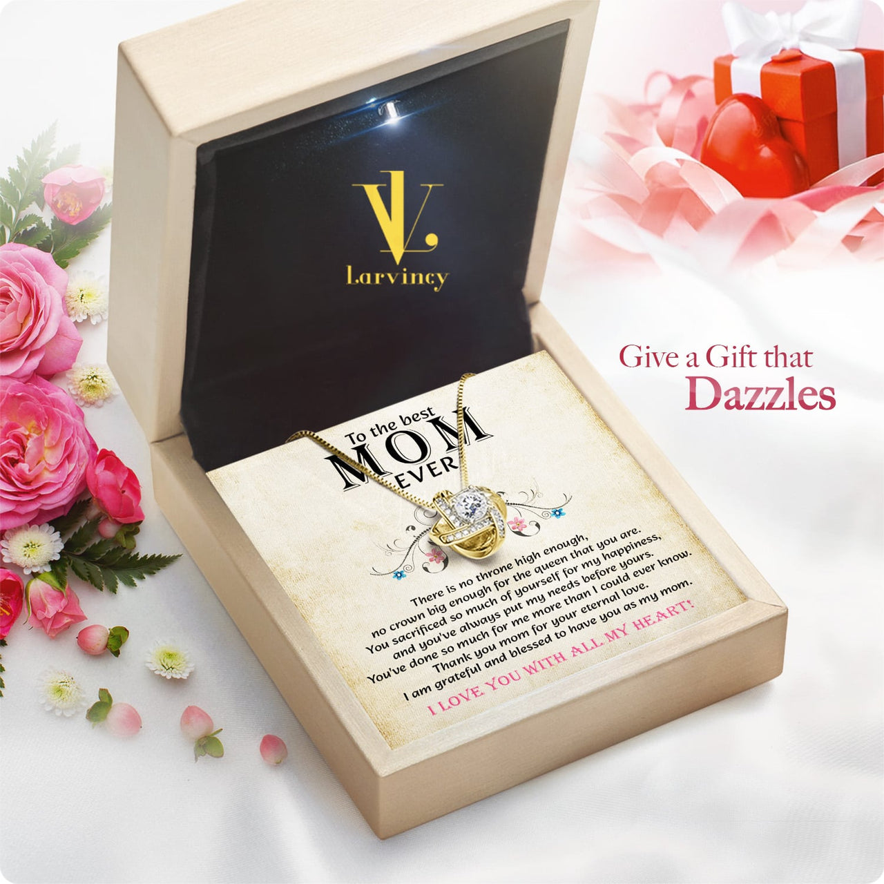 Radiant Mom Necklace: A Heartfelt Token of Love and Gratitude