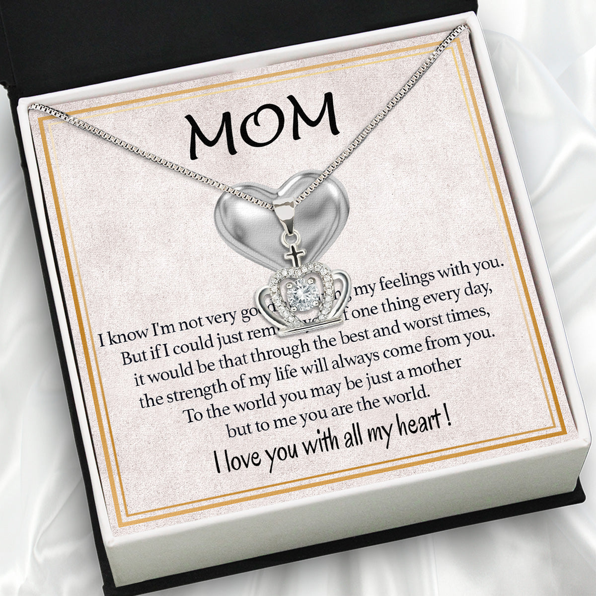 Radiant Mom Necklace: A Heartfelt Token of Love and Gratitude